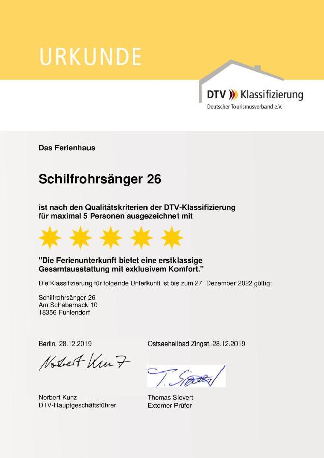 Ferienhaus Schilfrohrsaenger 26 Fuhlendorf  Экстерьер фото